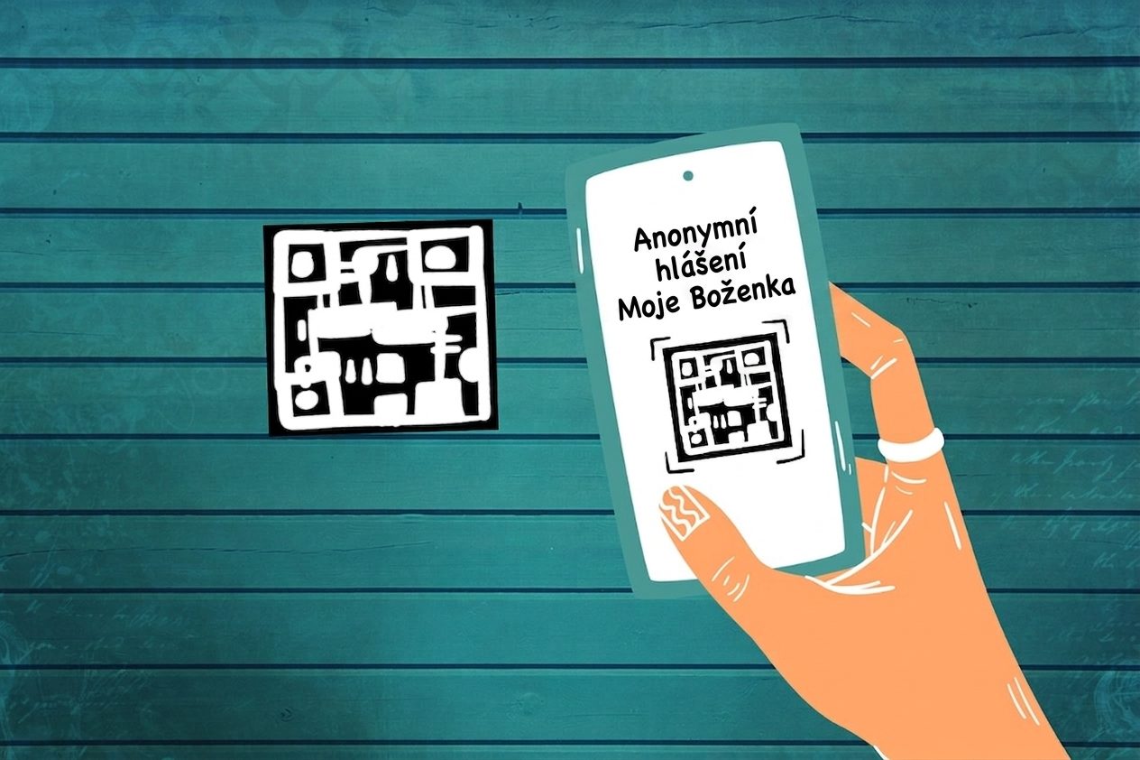 QR kód na chodbě dětského domova: Jednoduchý způsob, jak dát dětem možnost se ozvat